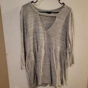Torrid size 2, 3/4 sleeve, baby doll shirt